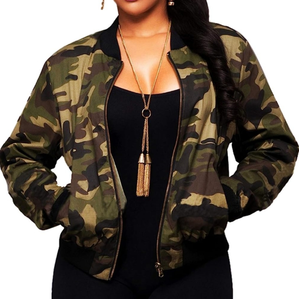 Ladies Camouflage Jacket
